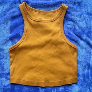 wild fable bright orange racerback tank top